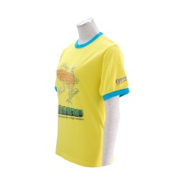 T172 t恤燙畫 t-shirts design  量身訂造圓領T恤  印製logo圖案公司      黃色  假兩件T恤 T172 t恤燙畫 t-shirts design  量身訂造圓領T恤  印製logo圖案公司      黃色  假兩件T恤